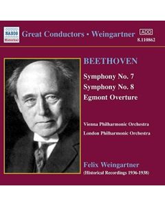 WEINGARTNER BEETHOWEN SYMP 7 & 8 EGMONT OVERTURE MUSIC CD