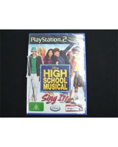 HIGH SCHOOL MUSICAL SING IT PS2 GAME PLAYSTATION 2 DISNEY SEALED NEW