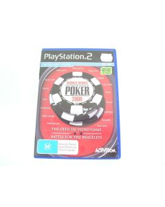 WORLD SERIES OF POKER 2008 PS2 GAME PLAYSTATION 2 ACTIVISION SEALED NEW!