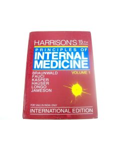 HARRISON'S PRINCIPLES OF INTERNAL MEDICINE VOLUME 1 15TH ED MEDICAL TEXTBOOK 