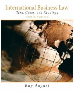 International Business Law: Text, Cases, and Readings