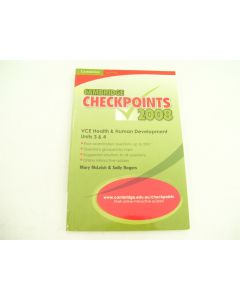 VCE HEALTH & HUMAN DEVELOPMENT STUDY GUIDE UNITS 3 & 4 CHECKPOINTS 2008 EXAM