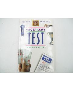  HOW TO STUDY PROGRAM ACE ANY TEST RON FRY 4TH EDITION 2000 GUIDE PAPERBACK