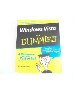 WINDOWS VISTA FOR DUMMIES ANDY RATHBONE 1ST EDITION WILEY HOW TO GUIDE PAPERBACK