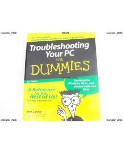 TROUBLESHOOTING YOUR PC FOR DUMMIES GOOKIN WILEY 2008 - LOCAL AUSSIE SELLER