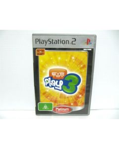 EYETOY PLAY 3 PS2 GAME PLAYSTATION 2 PS2 SONY DVD ROM PLATINUM