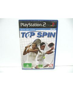 TOP SPIN PS2 GAME PLAYSTATION 2 2K SPORTS WITH NET PLAY DVD ROM