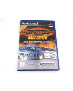 V8 SUPERCARS AUSTRALIA RACE DRIVER PS2 GAME PLAYSTATION 2 CODEMASTERS  DVD ROM