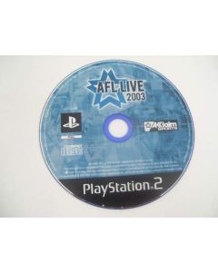 AFL LIVE 2003 PS2 GAME PLAYSTATION 2 AKLAIM SPORTS CD COMPACT DISC