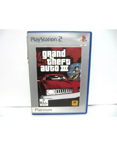 GRAND THEFT AUTO III GTA 3 PS2 GAME PLAYSTATION 2 ROCKSTAR GAMES DVD ROM
