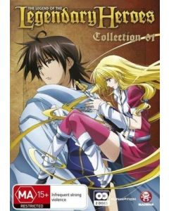 THE LEGEND OF THE LEGENDARY HEROES COLLECTION 01 DVD MADMAN 2x Discs REGION 4