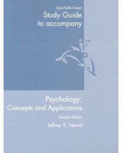 Study Guide for Nevid's Psychology: Concepts and Applications, 2nd