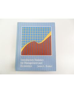 INTRODUCTORY STATISTICS FOR MANAGEMENT AND ECONOMICS KENKEL 1981 TEXTBOOK