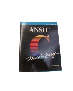 ANSI C Made Easy Hardcover Herbert Schildt