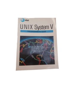 UNIX SYSTEM V PROGRAMMERS GUIDE PRENTICE HALL Programming Coding Book