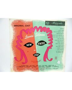 LEONARD SILLMAN'S NEW FACES OF 1952 VINYL RECORD LP RARE RCA RECORDS LI8004