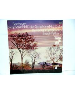 BEETHOVEN SYMPHONIE NR 1 C-DUR SYMPHONIE NR 2 KEILBERTH VINYL RECORD CORNT 652