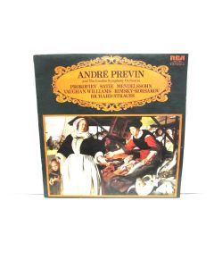 ANDRE PREVIN PROKOFIEV SATIE MENDELSSOHN VAUGHAN STRAUSS  VICS 1751 VINYL