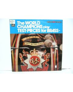 THE WORLD CHAMPIONS PLAY TEST PIECES FOR BRASS VINYL RECORD COLUMBIA REOCRDS 379