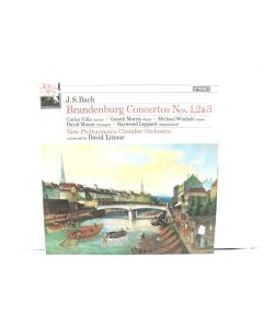 JS BACH BRANDENBURG CONCERTOS N0 1 2 3 DAVID LITTAUR SOELP 9567 VINYL RECORD