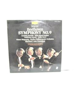 BEETHOVEN SYMPHONY NO 9 HERBERT VON KARAJAN 2535 349 VINYL RECORD