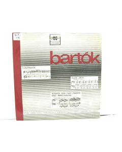 BARTOK CONTRASTS SUITE OP 14 SONATA FOR TWO PIANOS & PERCUSSION VINYL RECORD