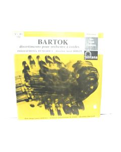 BARTOK DIVERTIMENTO POUR ORCHESTRE A CORDES ANTAL DORATI VINYL RECORD