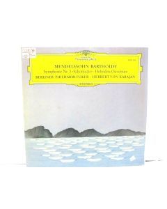 MENDELSSOHN BARTHOLDY SYMPHONIE NR 3 HERBERT VON KARAJAN 2530 126 VINYL RECORD