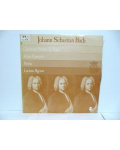 JOAHN SEBASTIAN BACH CHROMATIC FANTASIA FUGUE ITALIAN CONCERTO PARTITA VINYL