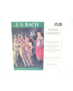 J S BACH VIOLIN CONCERTI SUSANNE LAUTENBACHER DIETER VORHOLZ RPG 5002 VINYL 