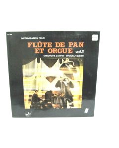 FLUTE DE PAN ET ORGUE GHEORGE ZAMFIR MARCEL CELLIER VOL 3 FLD 630 VINYL RECORD