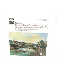 J S BACH BRANDENBURG CONCERTOS NO 4 5 6 DAVID LITTAUR SOELP 9568 VINYL RECORD