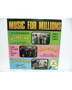 THE SINGALONGERS 50 LEE GALLAGHER INTERNATIONAL DANCE BAND VINYL CRES-TV-202