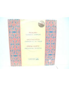 PROKOFIEV CALSSICAL SYMPHONY SHOSTAKOVITCH SYMPHONY 1 EFREM KURTZ ASD VINYL