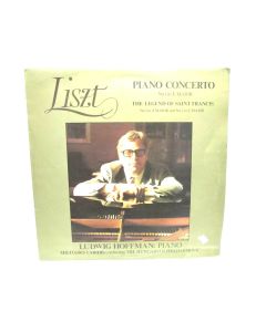 LISZT PIANO CONCERTO NO 1 E  MAJOR LUDWIG HOFFMAN MER 208 VINYL RECORD