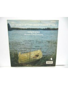FINLANDIA SIBELIUS AND GRIEG VINYL RECORD THE WORLD GREAT CLASSICS VOL. 6 SPA 91
