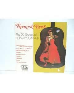 TOMMY GARRETT SPANISH EYES VINYL RECORD 50 GUITARS OF SRA25030 LIBERTY RECORDS