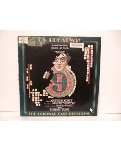 ON BROADWAY VINYL RECORD ORIGINAL CAST ALBUM NINE RAUL JULIA MAURY YESTON