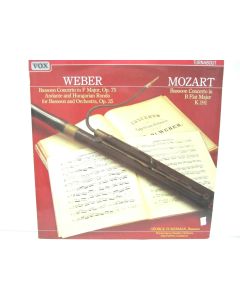 WEBER BASSOON CONCERTO ANDANTE HUNGARIAN RONDO MOZART CONCERTO VINYL RECORD