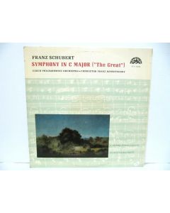 FRANZ SCHUBERT SYMPHONY IN C MAJOR CZECH PHILHARMONIC ORCHESTRA VINYL SUA 10444