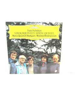 FRANZ SCHUBERT STREICHQUINTETT STRING QUINTET MSTISLAV ROSTROPOVICH 2530 VINYL