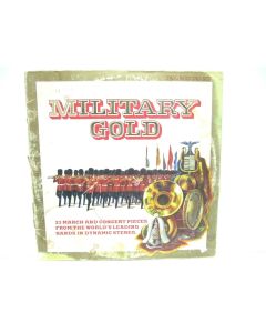 MILITARY GOLD 33 MARCH & CONCERT PIECES 2 RECORD SET VINYL RECORD