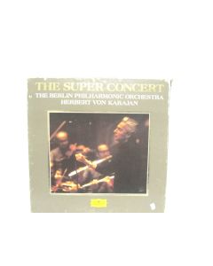 THE SUPER CONCERT BERLINER PHILARMONIC HERBERT VON KARAJAN 4 RECORD SET VINYL