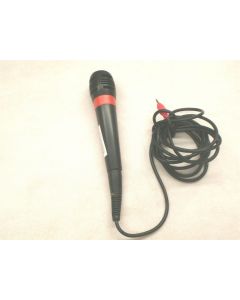 PS2 SINGSTAR MICROPHONE MIC PLAYSTATION 2 SONY RED GENUINE ORIGINAL HANDHELD