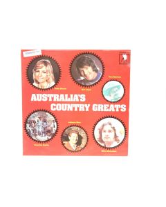 AUSTRALIA'S COUNTRY GREATS JUDY STONE TEX MORTON JOHNNY MAC MIKE MCLELLAN VINYL