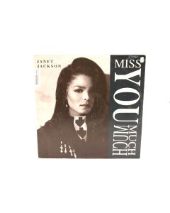 JANET JACKSON MISS YOU MUCH VINYL RECORD X 14708 LIMITED EDITION