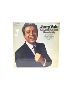 JERRY VALE AS LONG AS SHE NEEDS ME VINYL RECORD PACS 044
