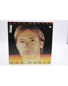 JOHN DENVER ONE WORLD VINYL RECORD LP SFL1 0143