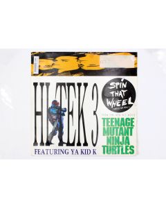 SPIN THAT WHEEL HI TEK 3 TEENAGE MUTANT NINJA TURTLES VINYL RECORD LP ED 456