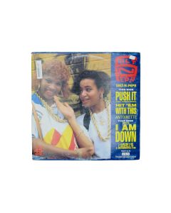 SALT 'N' PEPPA PUSH IT I AM DOWN VINYL RECORD LP 886 250-1